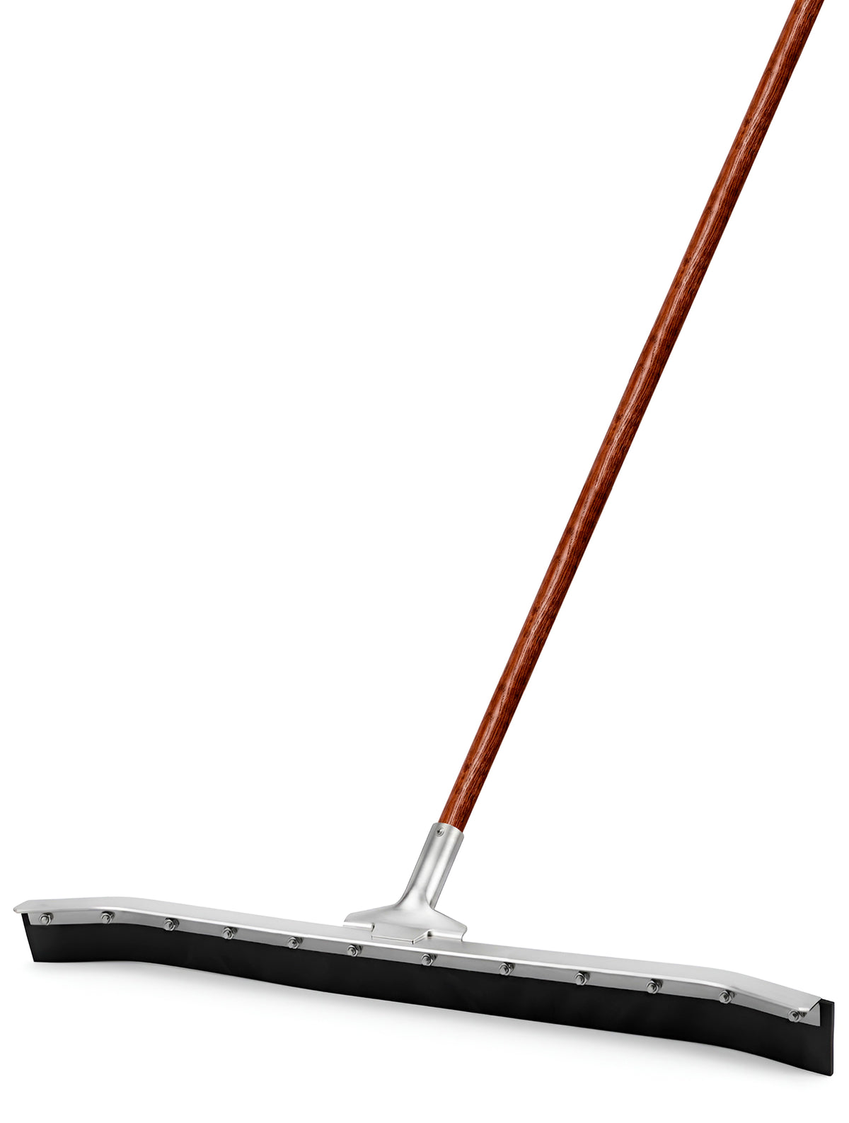 DSV Curved Floor Squeegee, 36’’ Rubber Blade Garage Squeegee, 57'' Tapered Wood Handle, Asphalt Squeegee for Floor, Garage, Concrete, Asphalt and Tile