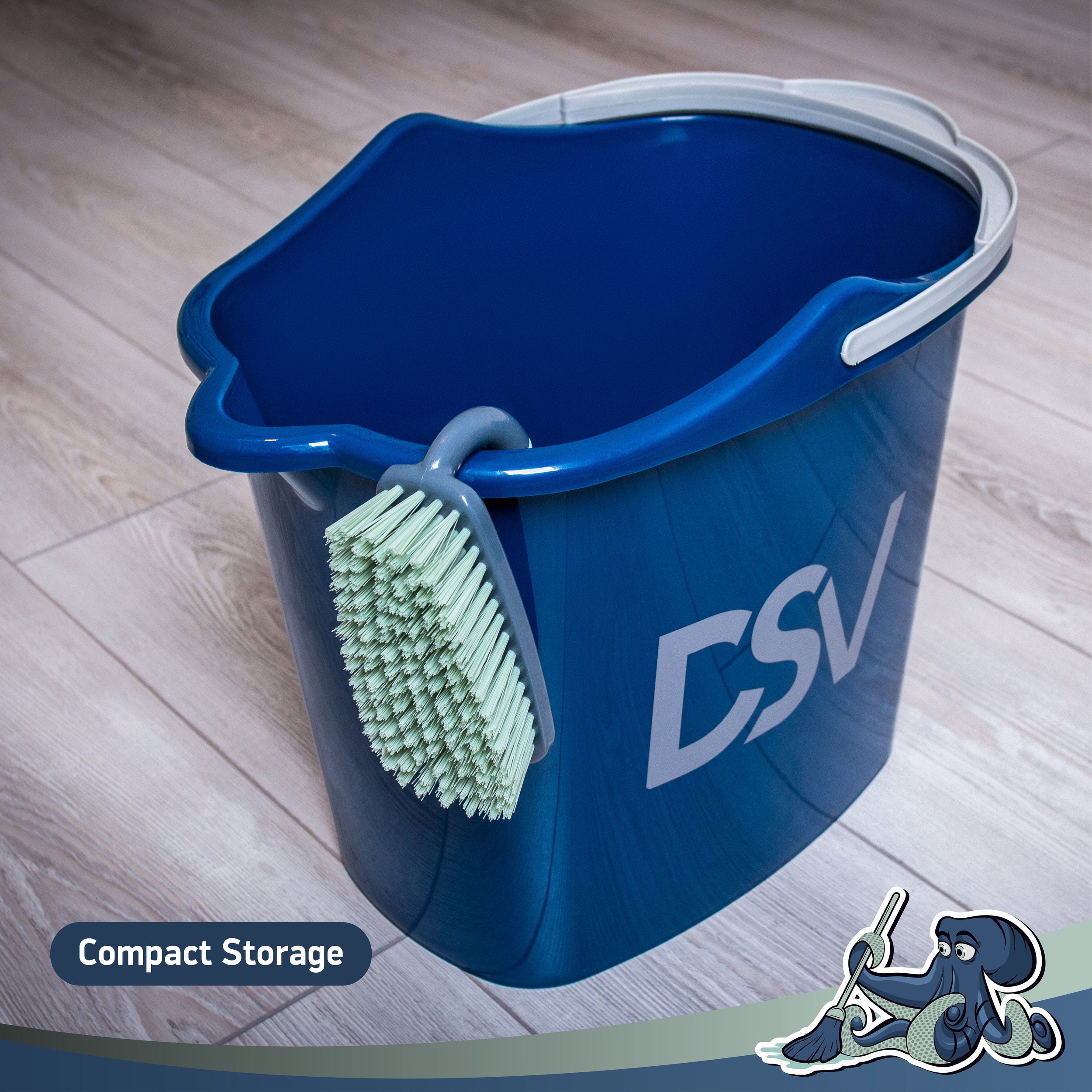 Scrub Brush | Shower Cleaning Brush | Comfort Grip & Stiff Flexible Bristles | Ideal for Cleaning Bathroom, Shower, Kitchen, Sink | Bristle Brush for Household Use, 2 Pack