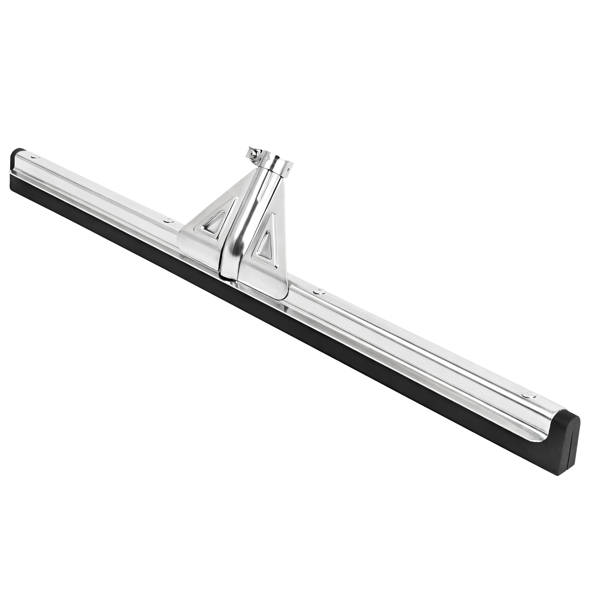 DSV Standard Heavy-Duty Floor Squeegee 30’’, Double Foam Rubber Blade Garage Squeegee, Taper Pole Connection - Handle Sold Separately for Tiles, Concrete and Asphalt