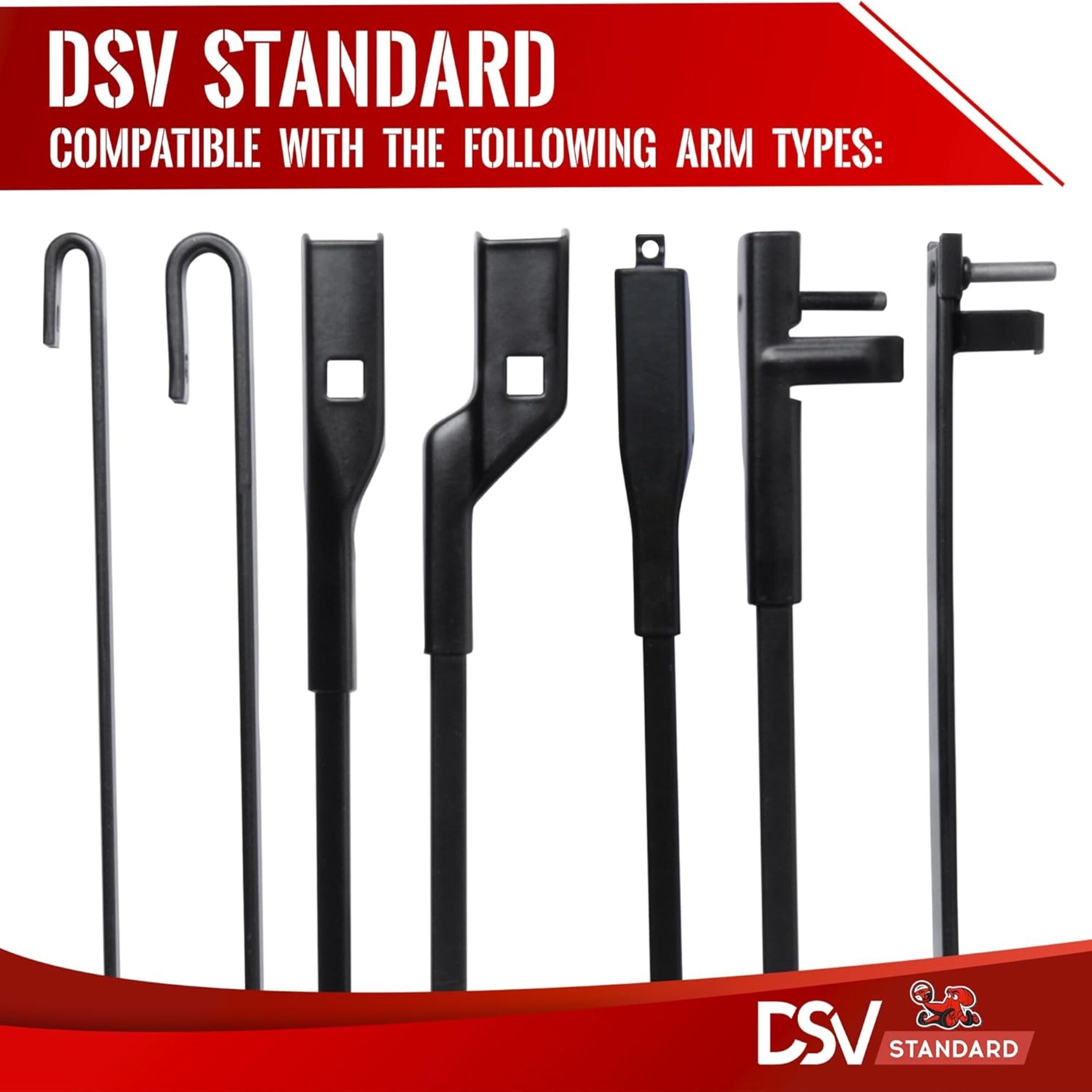 DSV Standard Multi Adapter Wiper Blades, Automotive Replacement Windshield Wiper Blades for my Car, Water Repellency Wiper Blade, Car Wiper Blades, Vehicles Wiper Blades, Pack of 2